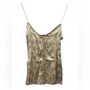 Elie Tahari Champagne Silk Camisole size S